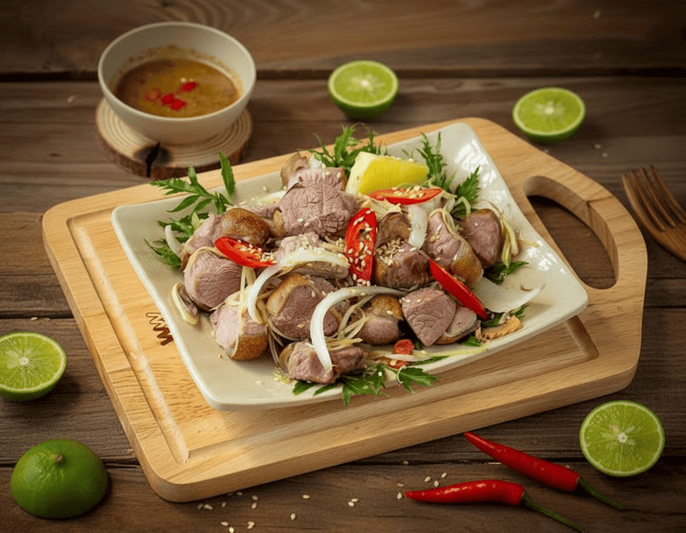 Mountain goat meat is prepared in various styles, preserving its natural flavor and high nutritional value